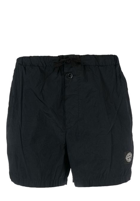 pantaloncini b100003 uomo navy STONE ISLAND | L1S15 B100003 S0043V0020